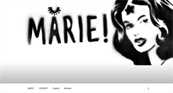 Desktop Screenshot of heymarie.com