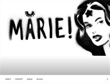 Tablet Screenshot of heymarie.com